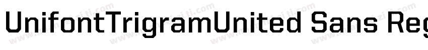 UnifontTrigramUnited Sans Reg字体转换